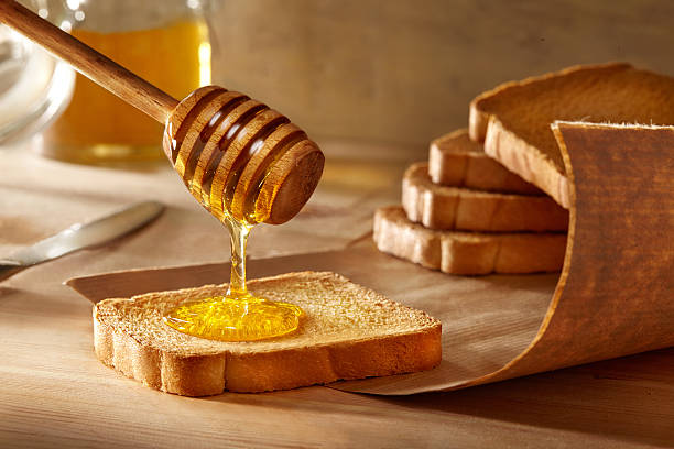 Healthy things to eat with bread honey on bread