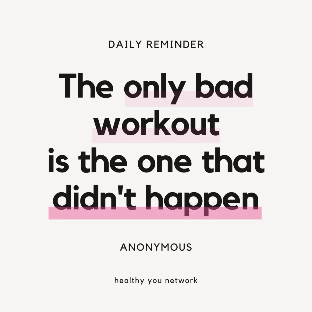 only bad workout
